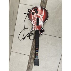 Xbox 360 Guitar Hero Les Paul Wired Kiosk Demo Guitar Aerosmith Tested